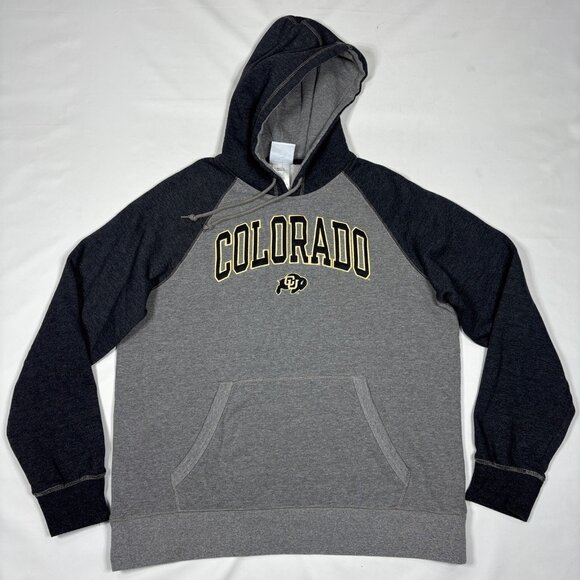 University of Colorado Boulder CU Buffaloes Embroidered Hoodie Sweatshirt XL - Picture 1 of 6
